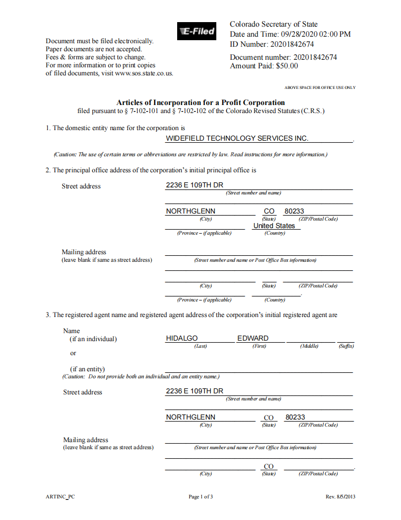 Global Financial Regulatory Compliance Filing